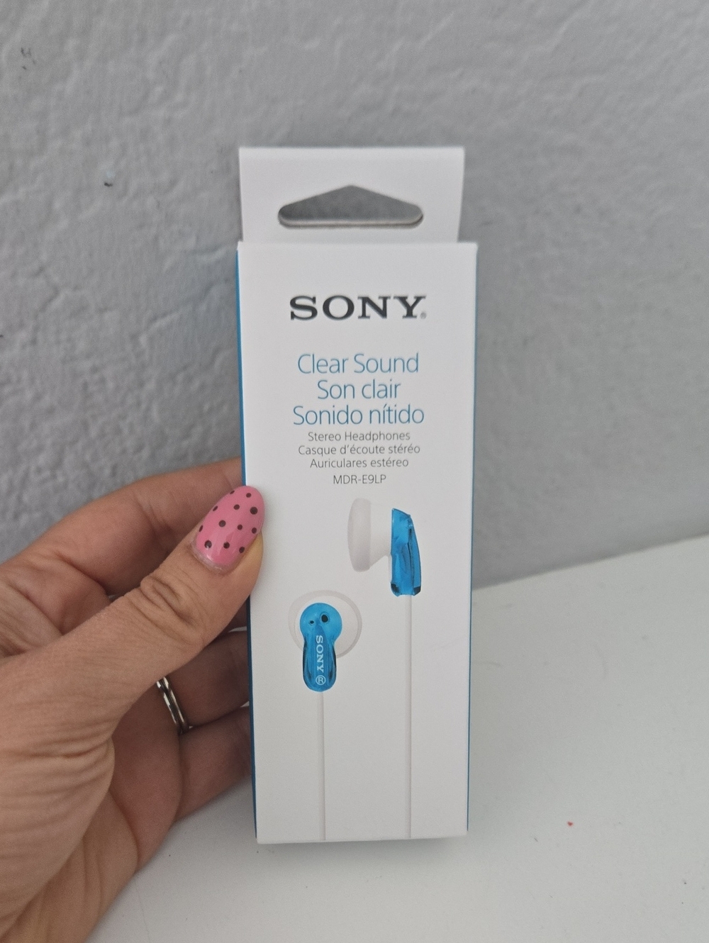 Sony In-Ear Headphones - White and Blue